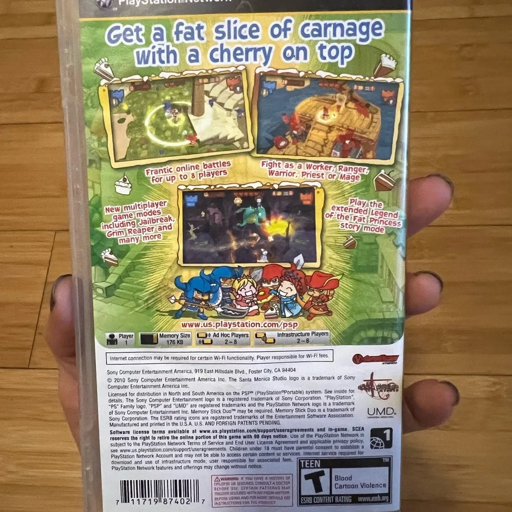 Sony PSP Game - Fat Princess: Fistful of Cake Game
